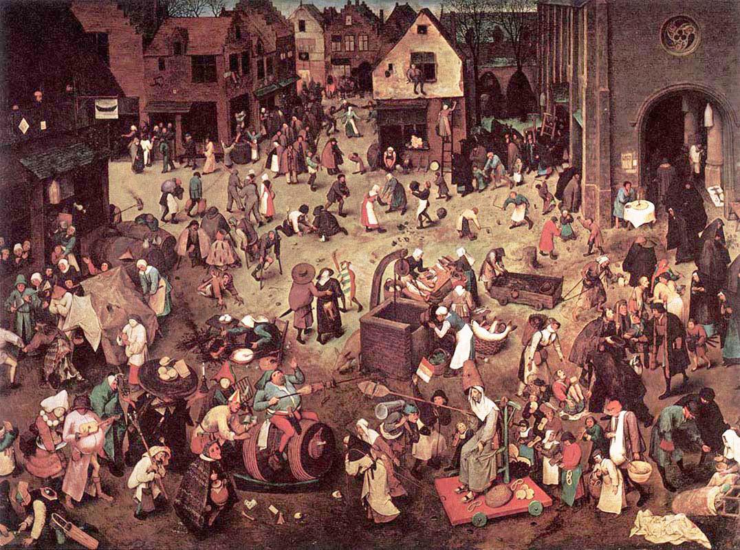 Fight between Carnival and Lent